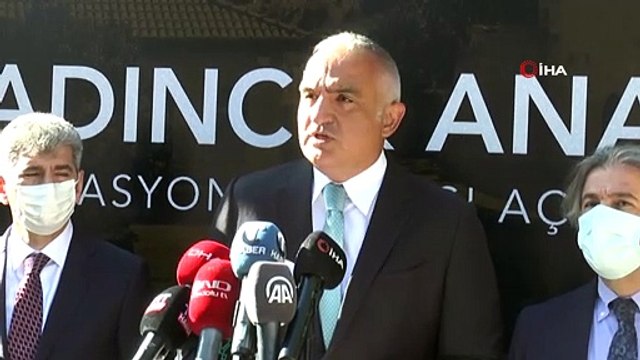 Kültür ve Turizm Bakanı Ersoy, Hacıbektaş’ta Kadıncık Ana Evi’nin açılışını yaptı