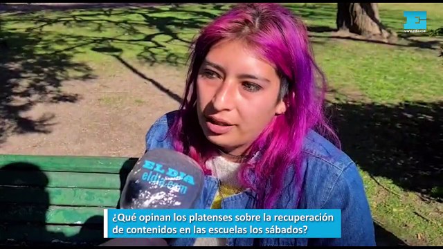 Qué opinan los platenses sobre la recuperación de contenidos en las escuelas los sábados