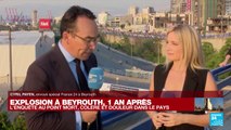 Explosion à Beyrouth, un an après : 