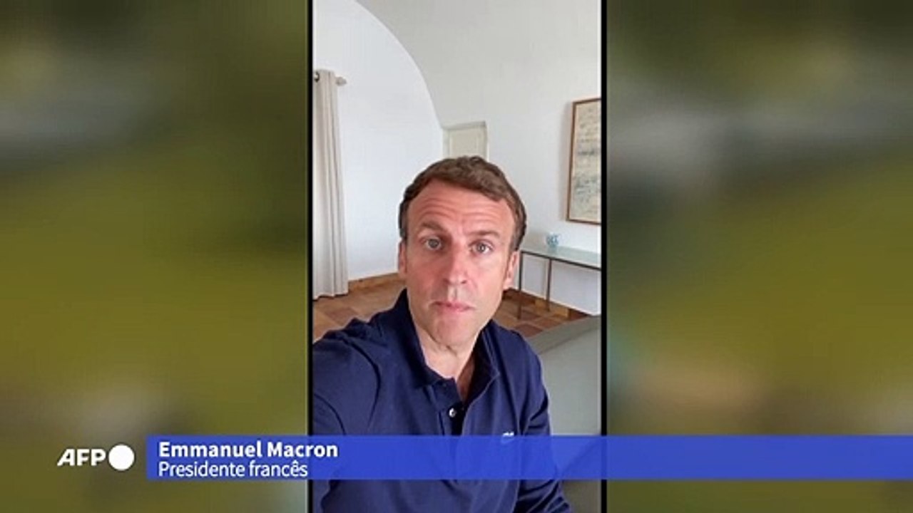 Macron: brasileiros 'se manifestam' por vacinas