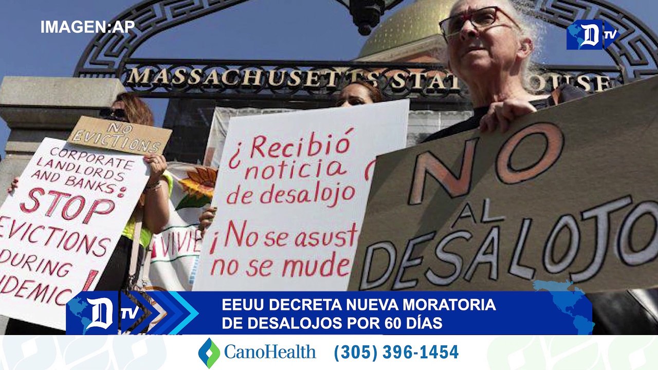 EEUU decreta nueva moratoria de desalojos por 60 días |El diario en 90 segundos