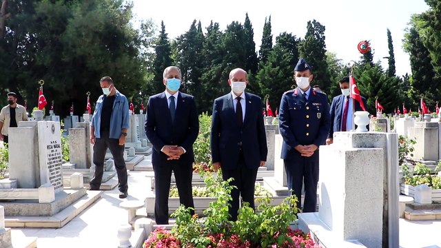 KKTC Cumhurbaşkanı Ersin Tatar’dan Kıbrıs Şehidi Cengiz Topel’e ziyaret