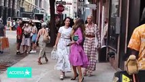 Sarah Jessica Parker And Chris Noth Reunite On 'Sex and the City' Revival Set