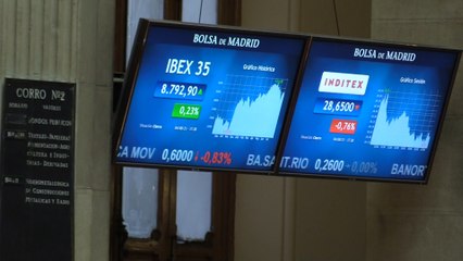 La bolsa española gana un 0,23 % al cierre y se queda a las puertas de los 8.800 puntos