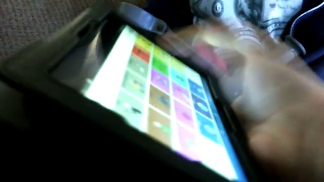 Adult with Autism having a discussion with us using coughdrop AAC