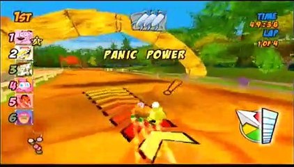 Cartoon Network Racing PS2 Courage And Muriel Gameplay