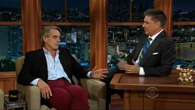 Craig Ferguson 9 5 12D Late Late Show Jeremy Irons