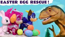 Paw Patrol Mighty Pups Charged Up Dino Rescue Easter Egg Hunt with Dinosaur Toys for Kids and the Funny Funlings in this Stop Motion Toys Full Episode English Video for Kids by Toy Trains 4U
