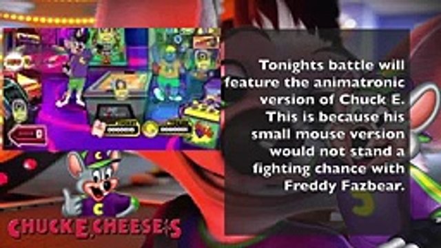 FREDDY FAZBEAR vs CHUCK E CHEESE! Cartoon Fight Club Episode