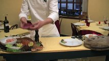 Il pesce CRUDO come si prepara un CARPACCIO di Tonno con carciofi e bottarga_uChef_TV