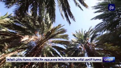 جمعية التمور تؤكد سلامة منتجاتها وعدم ورود ملاحظات رسمية بشأن تلوثها