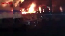 Meksika'da petrol rafinerisinde yangın! Metrelerce yükselen alevler korkuttu