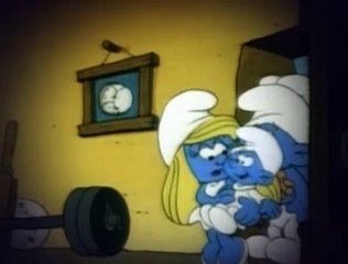 Smurfs S04E40 Hefty and the Wheelsmurfer