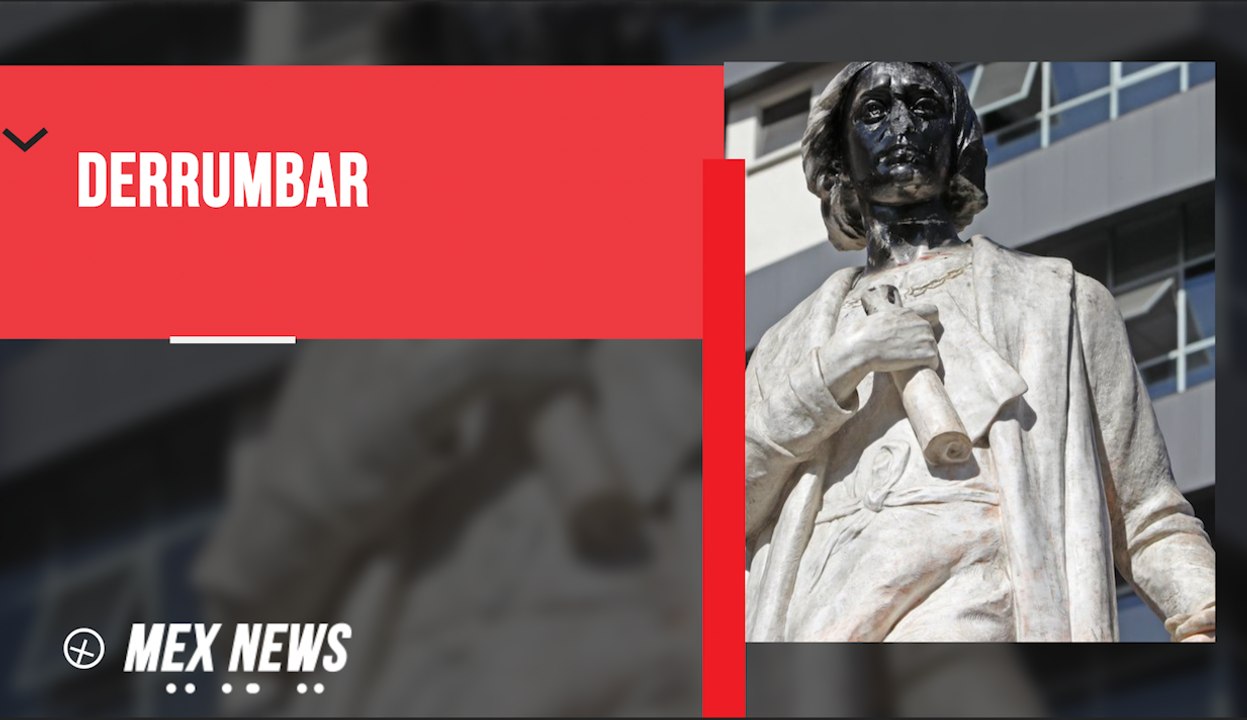 INTENTAN DERRIBAR MONUMENTO DE CRISTOBAL COLÓN EN BOLIVIA