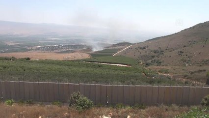 Son dakika haberi! Lübnan'ın güneyinde İsrail bombardımanı nedeniyle yangın çıktı