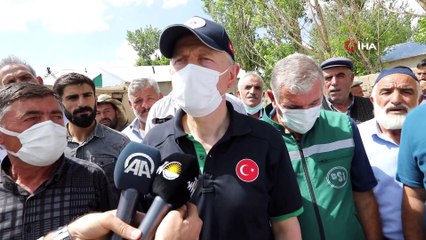 Bakan Yardımcısı Suver, Özalp'te selden etkilenen mahallelerde incelemelerde bulundu