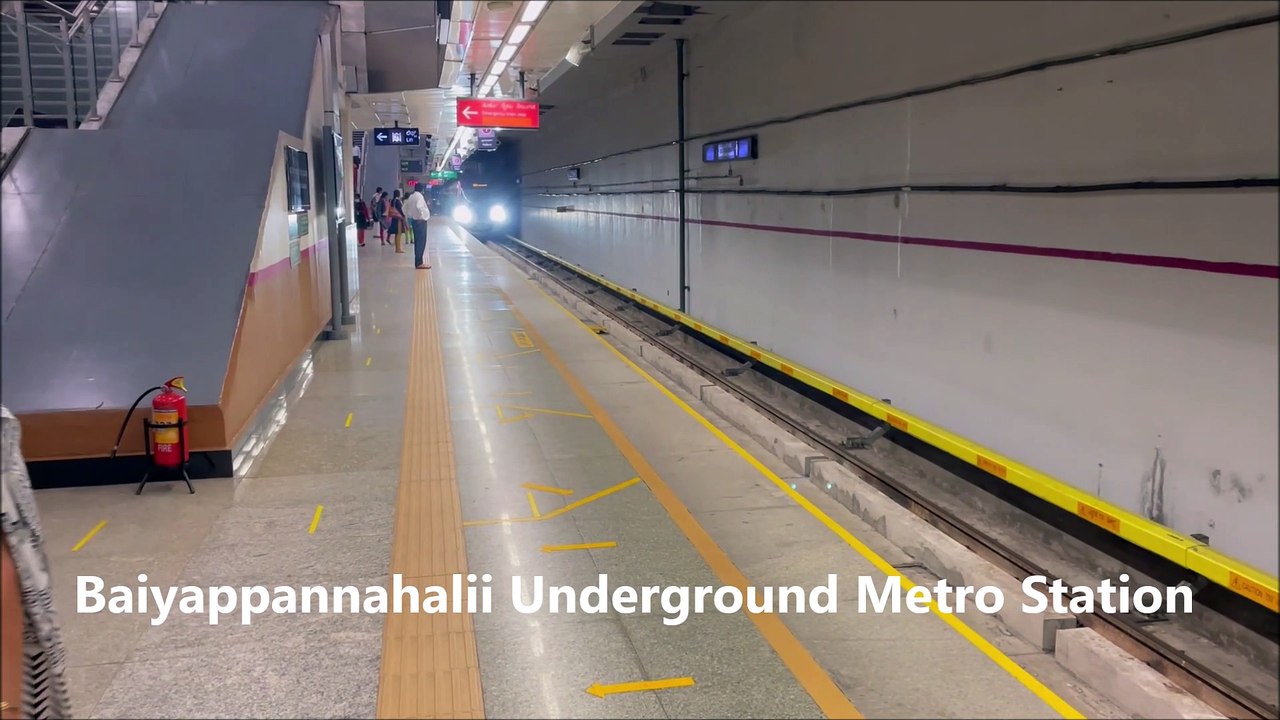 Namma Metro station also known as Bangalore Metro Station | Baiyyapannahalli metro station to MG Road.