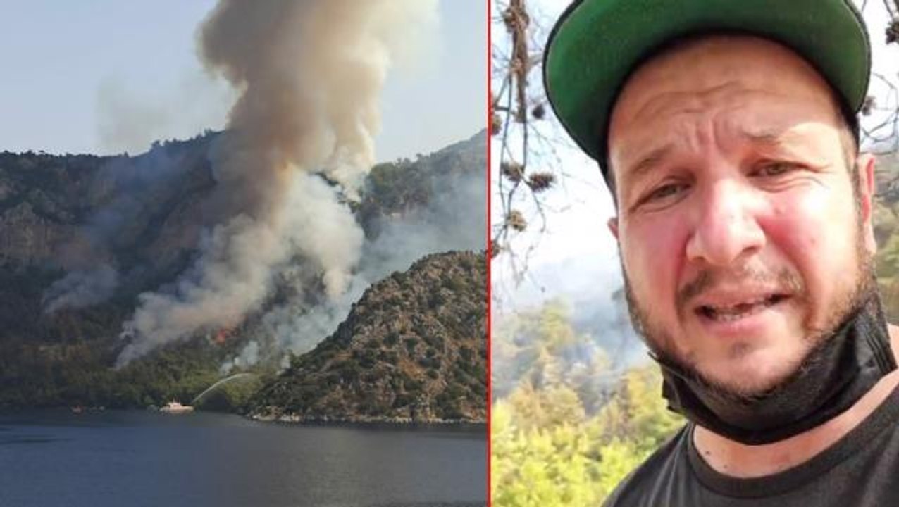 Marmaris'teki evine alevlerin dayandığı Şahan Gökbakar'dan eşine duygusal sözler: Evimiz yanarsa hiç önemli değil