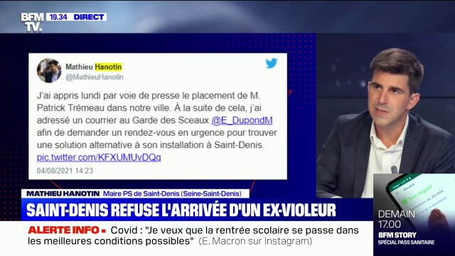 Le maire de Saint-Denis s'oppose à l'arrivée dans sa ville de Patrick Trémeau, surnommé le violeur des parkings