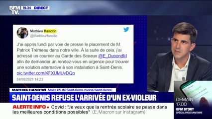 Le maire de Saint-Denis s'oppose à l'arrivée dans sa ville de Patrick Trémeau, surnommé le "violeur des parkings"