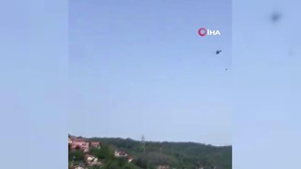 Son dakika haber... Beykoz'da korkutan orman yangını