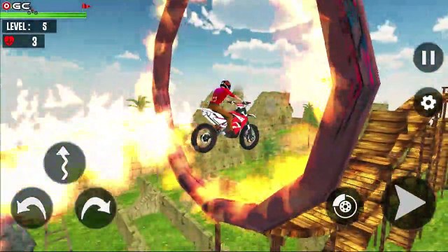 Stunt Bike 3D Race - Tricky Bike Master JUNGLE MODE - Motorcycle Racing - Android GamePlay #2