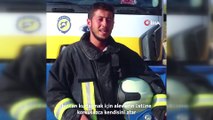 - Suriye Sivil Savunma ekiplerinden Türkiye'deki itfaiyecilere videolu destek mesajı