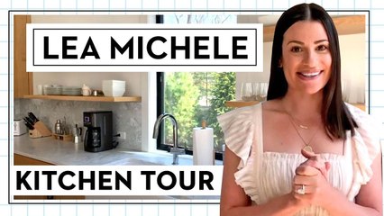 Lea Michele Gives Us A Tour Of Her Perfectly Organized Kitchen