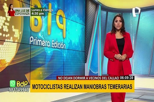 Motociclistas realizan peligrosas maniobras en las calles del Callao