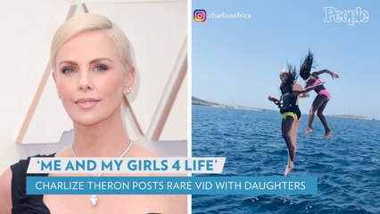 Charlize Theron Posts Rare Video with Two Daughters Enjoying Vacation: 'Me and My Girls 4 Life'
