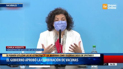 El Gobierno aprobó la combinación de vacunas y se podrán utilizar las de AstraZeneca y de Moderna como segundas dosis de Sputnik V