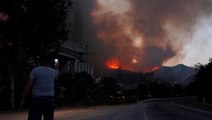 Termik santrale yangın sıçrayan Ören'de beldeye girişler yasaklandı