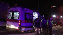 TEM'de minibüs ile hafif ticari araç çarpıştı: 3'ü çocuk 7 yaralı