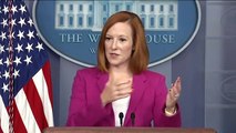 'I didn't say that.' Psaki has tense exchange with reporters over constitutionality of evictions