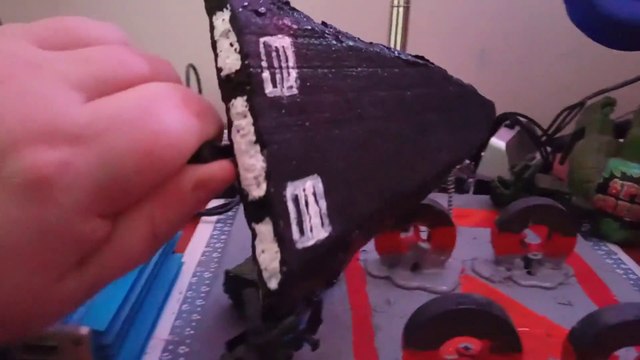 Hovering 0 Powered TR3b Triangle Craft Model Update Aug 2021 - The Out There Channel Special Episode