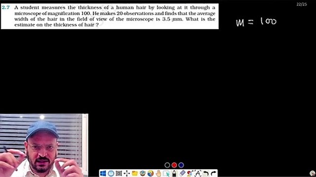 Exercise 2.7 Units and Measurements Class 11 Physics