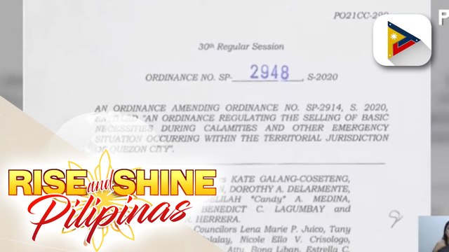 Quezon City LGU, naglabas ng guidelines na nagbabawal sa panic buying at hoarding sa panahon ng ECQ