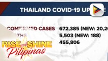 GLOBALITA: Thailand, nakapagtala ng mahigit 20-K ng kaso ng COVID-19 sa isang araw