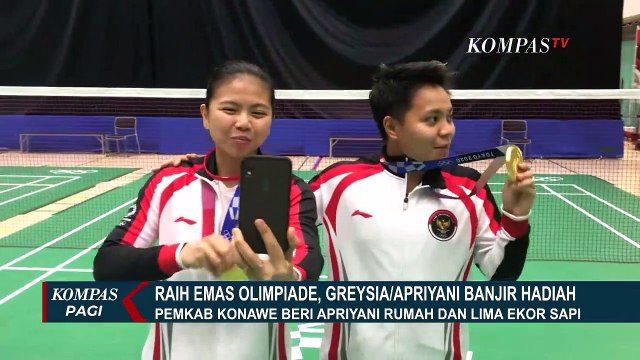 Sukses Raih Medali Emas di Olimpiade Tokyo, Greysia-Apriyani Banjir Hadiah