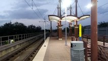 Waiting for the DART Light Rail Red Line at Spring Valley Station