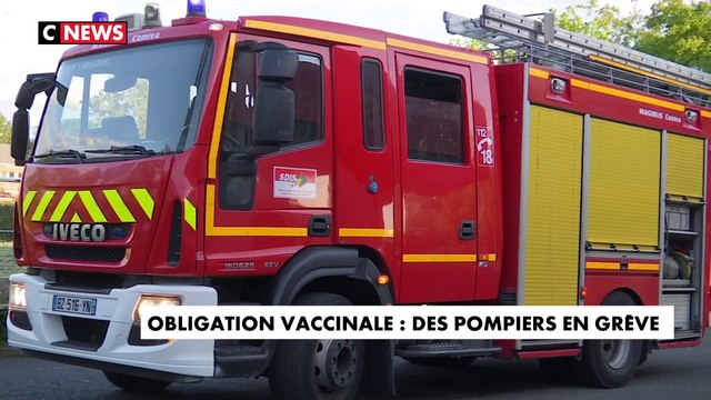 Obligation vaccinale : des pompiers en grève