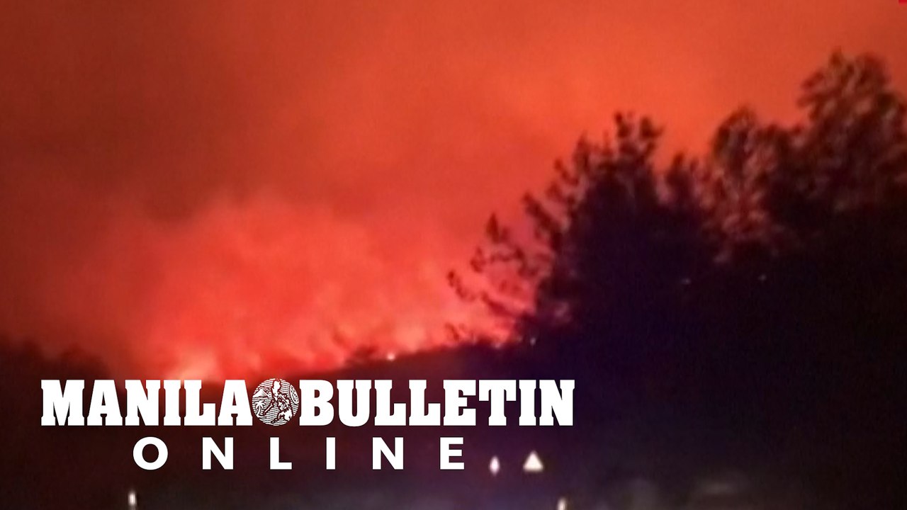 Wildfire in Mediterranean region of Turkey led the people to flee their homes.