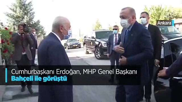 Cumhurbaşkanı Erdoğan, MHP Genel Başkanı Bahçeli ile görüştü