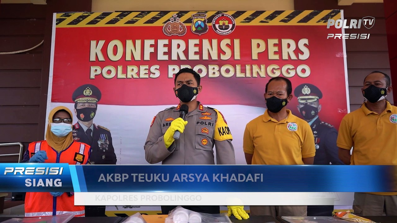 Kapolres Probolinggo Gelar Konferensi Pers Ungkap Kasus Narkoba di Wilayah Hukum Polres Probolinggo