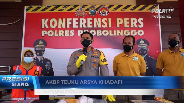 Kapolres Probolinggo Gelar Konferensi Pers Ungkap Kasus Narkoba di Wilayah Hukum Polres Probolinggo