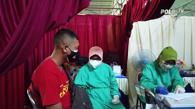 Polres Grobogan Gelar Vaksinasi Covid-19 Massal