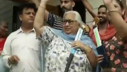 Historic Win: Celebration at Manpreet Singh's home!