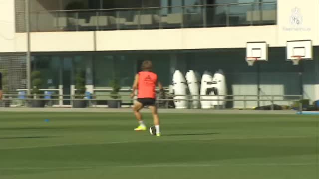 El Real Madrid prepara el amistoso del domingo frente al Milan