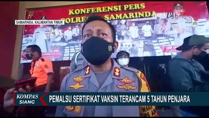 Pelaku Pemalsuan Sertifikat Vaksin Terancam 5 Tahun Penjara
