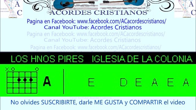 Iglesia de la colonia - Los Hnos Pirez Acordes Guitarra